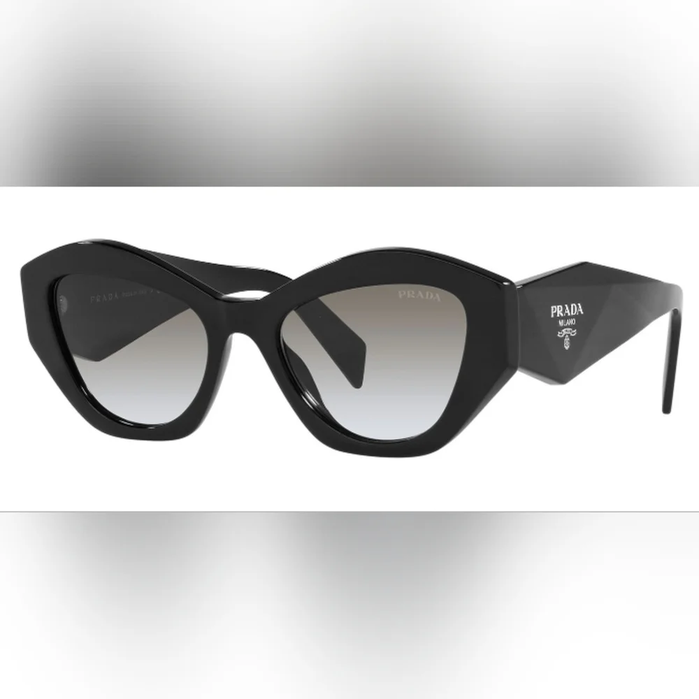 NEW PRADA PR07YSF BLACK WOMEN'S SUNGLASSES PR 07YS 1AB0A7 PRADA EYEWEAR SPR 07Y - Picture 5 of 9